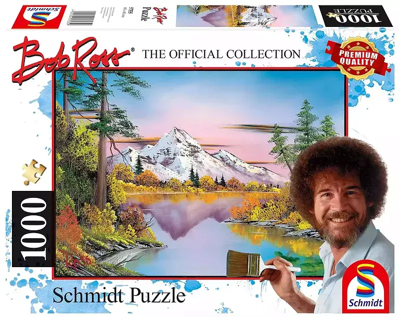 Puzzle 1000 pq bob ross odbicie w tafli wody 111722