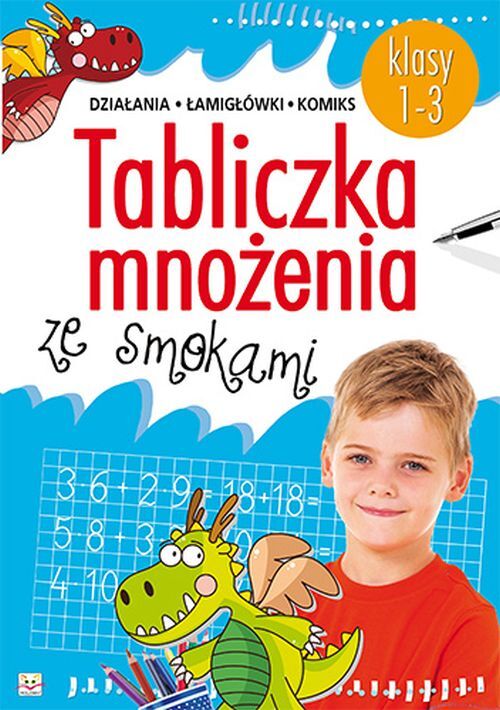Tabliczka mnożenia ze smokami dla klas 1,2,3