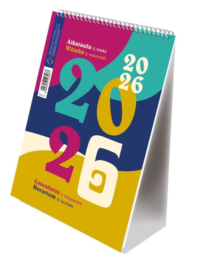 Kalendarz 2026 ze spiralką A5 pionowy