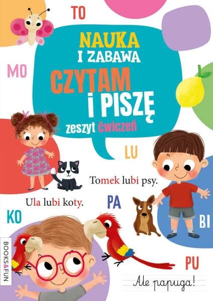 Nauka i zabawa wyrazy nauka czytania i pisania