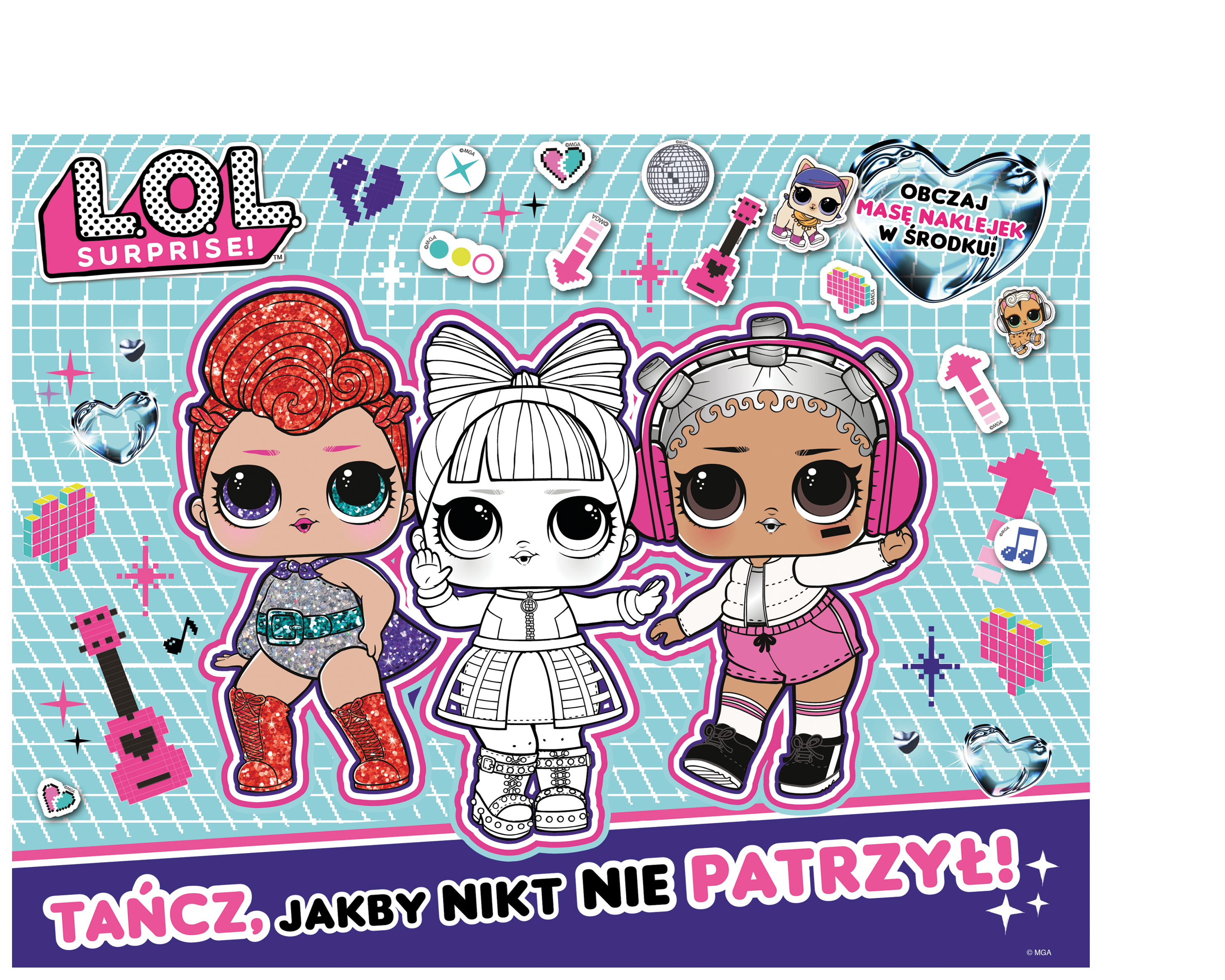 L.O.L. Surprise! Zabawa w kolory. Tańcz, jakby nikt nie patrzył!