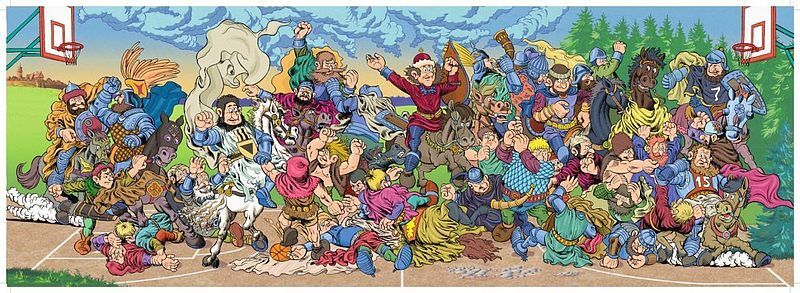 Puzzle Bitwa pod Grunwaldem Janusz Christa - 1000 elementów