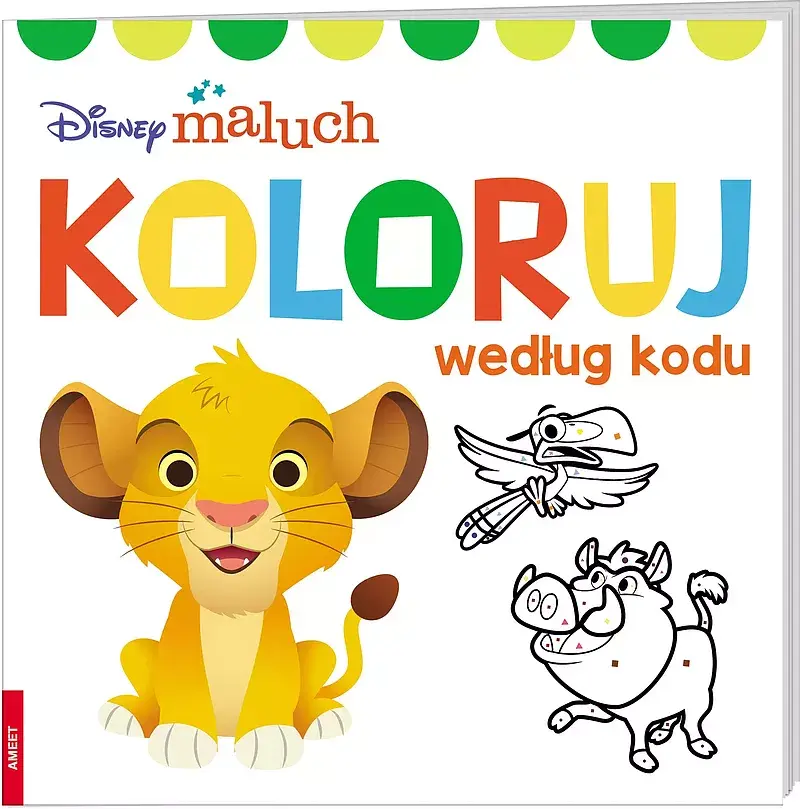 Disney maluch koloruj według kodu colo-9202