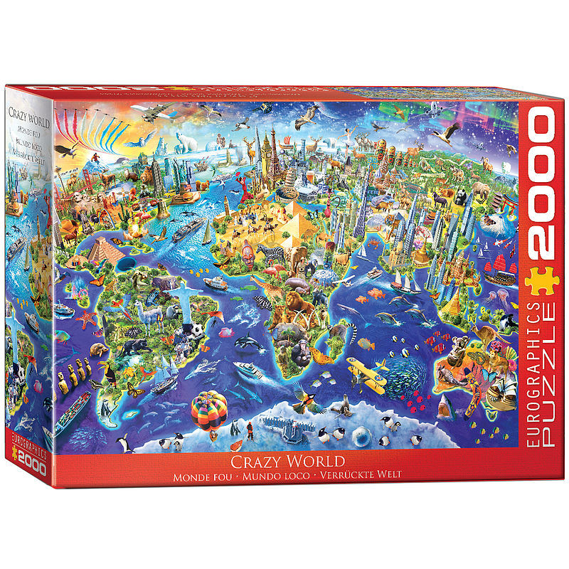 Puzzle 2000 crazy world 8220-5343