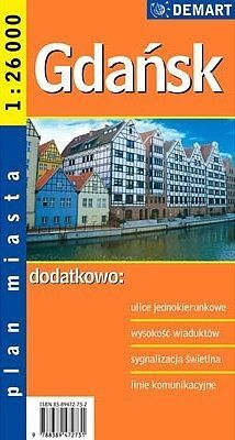 Gdańsk. Plan miasta 1:26 000