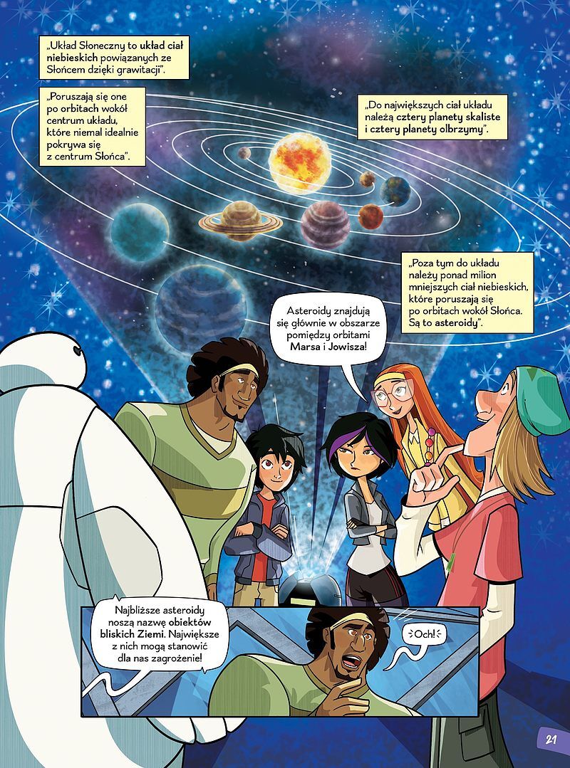 Nauka z komiksem. Galaktyki i planety - 02 - Układ Słoneczny