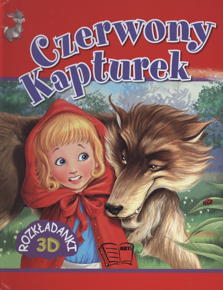 Czerwony kapturek rozkładanki 3d