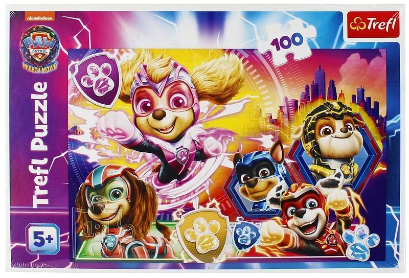 Puzzle Psi Patrol Poznaj Mighty Pups 100