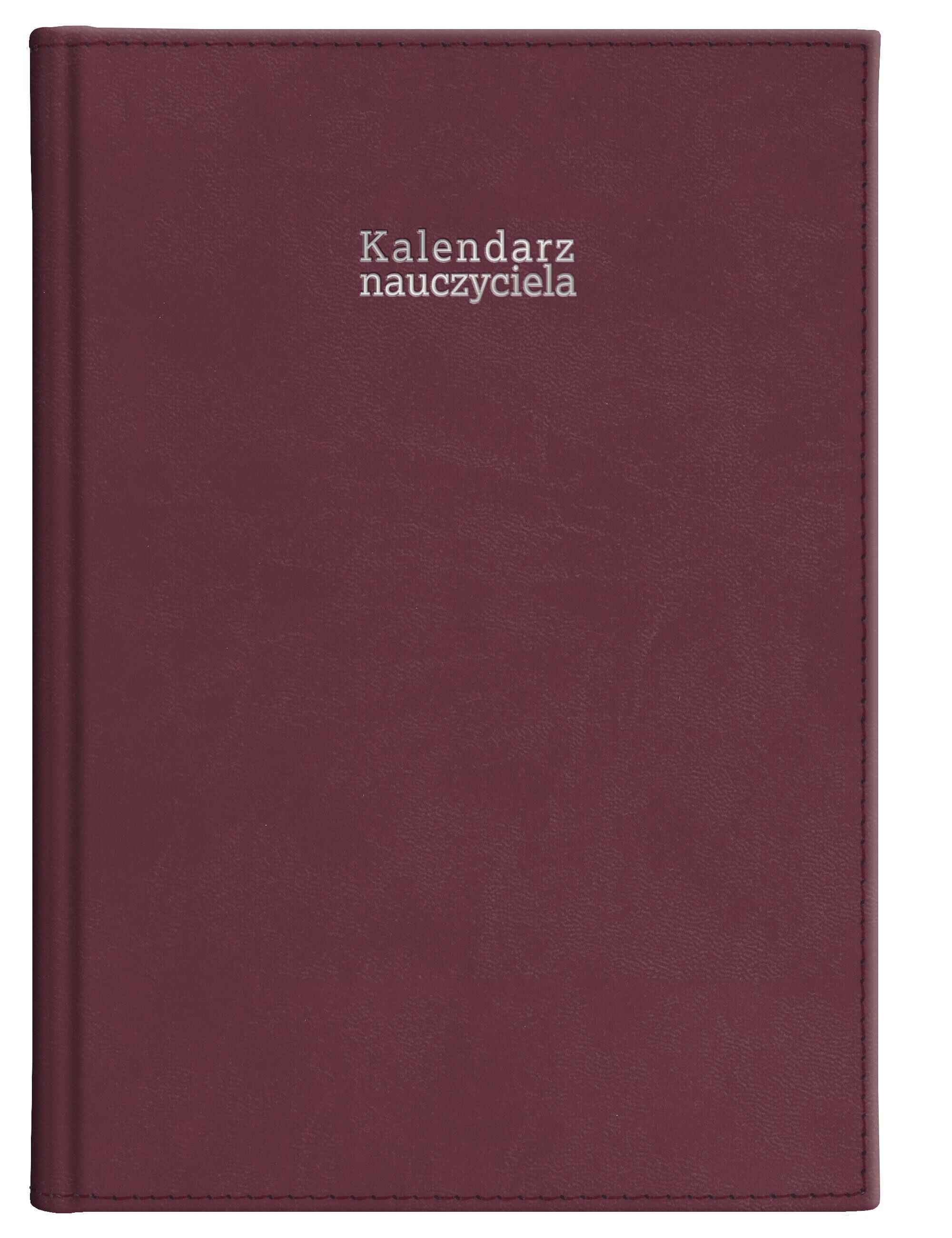 Kalendarz nauczyciela 2026/2027 A5D Vivella bordo