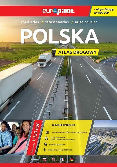 Polska. Atlas drogowy w skali 1:250 000