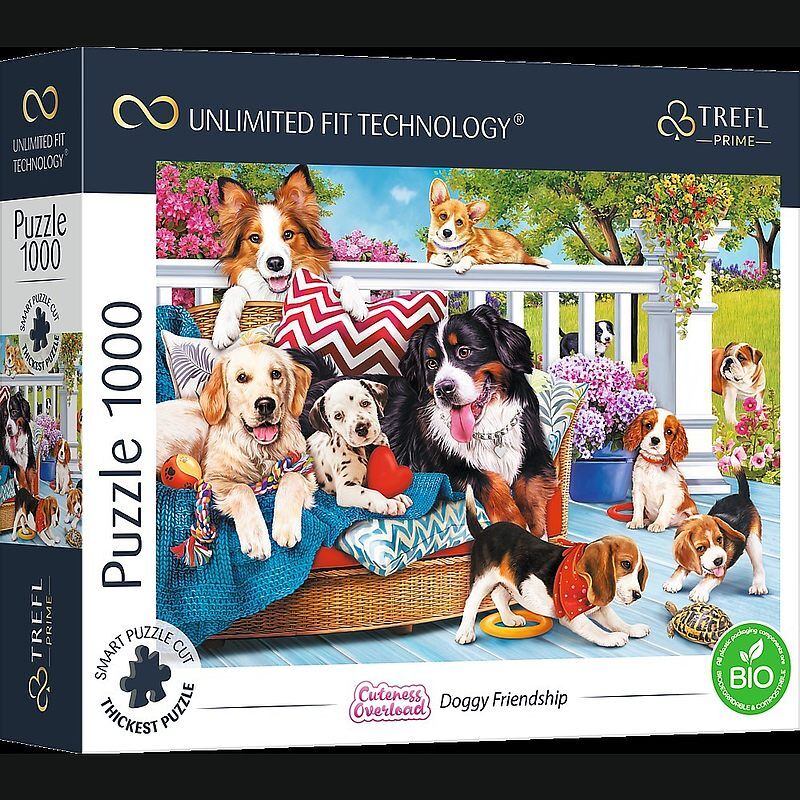 Puzzle 1000 uft doggy friendship 10698