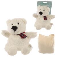 Termofor pluszowy do mikrofalówki Snuggables Polar Bear z nasionami pszenicy WARM39
