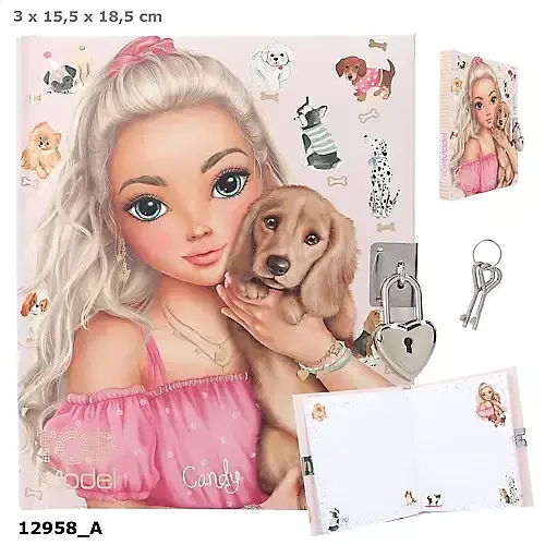 Pamiętnik na kłódkę top model 12958a