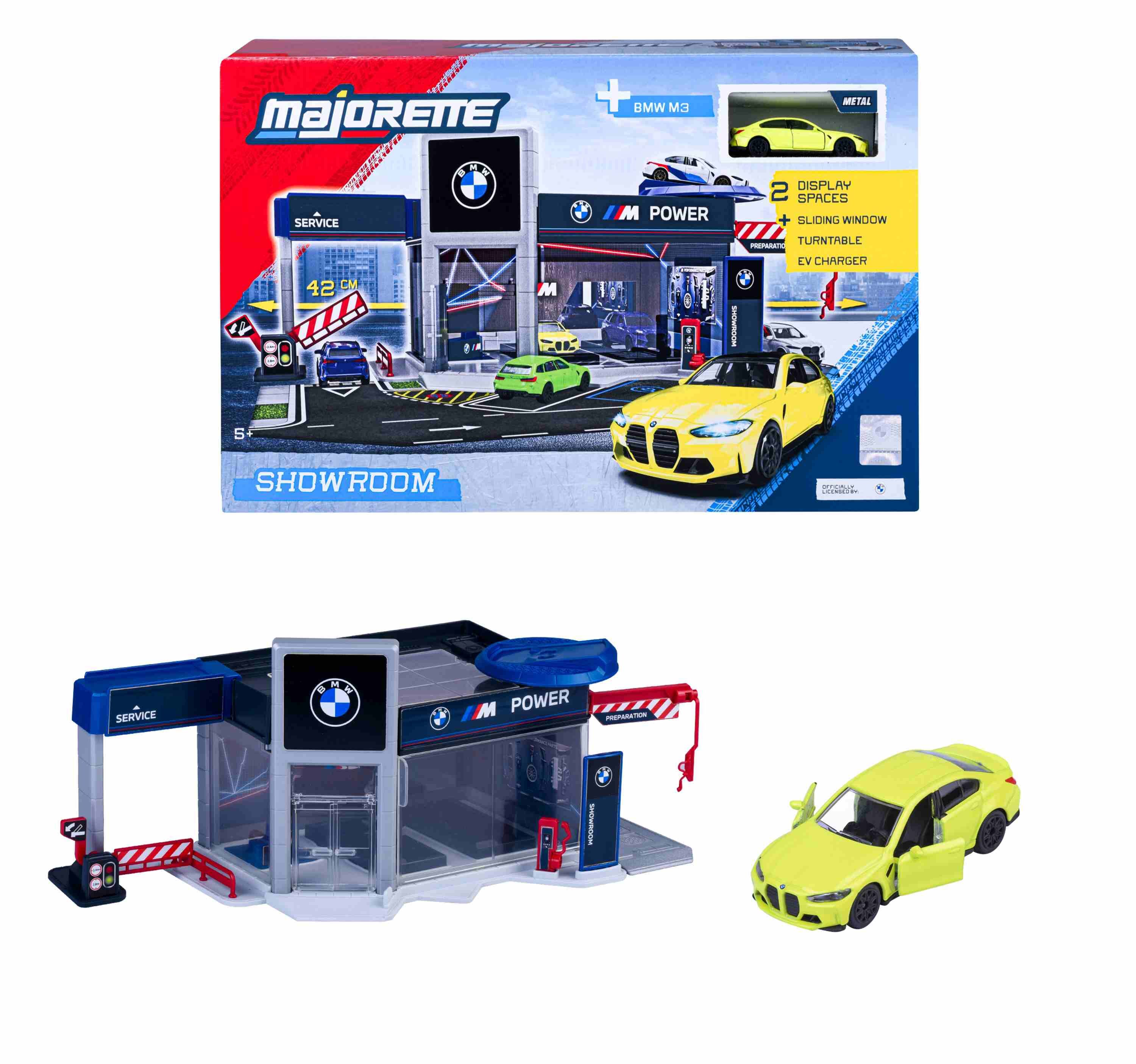 Showroom BMW + 1 auto Majorette