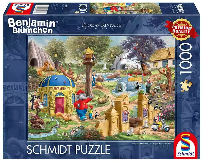 Puzzle 1000 pq t. Kinkade słoń benjamin 112337