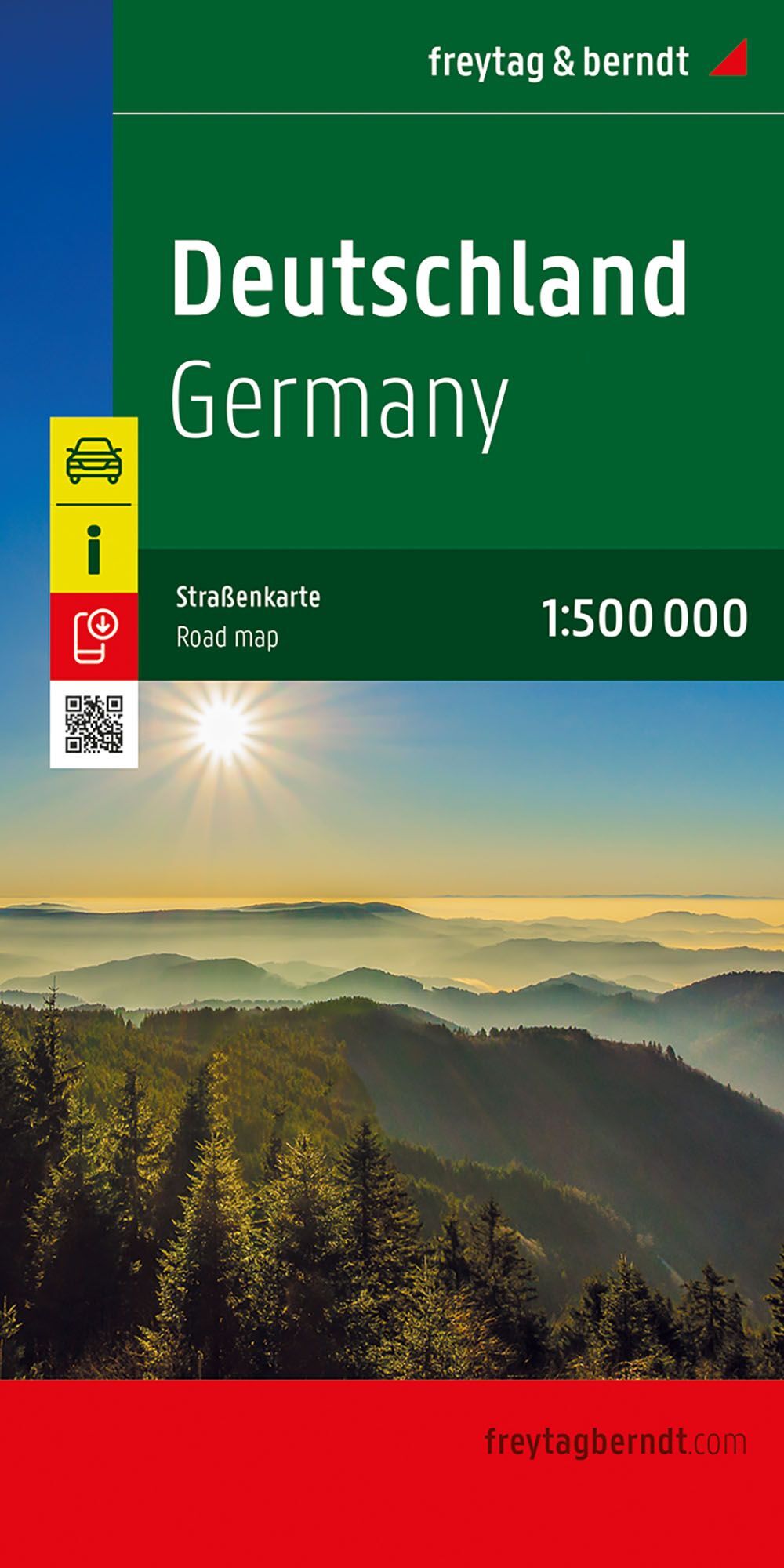 Mapa Niemcy 1:500 000