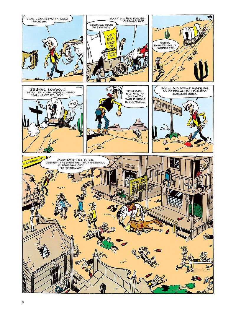 Lucky Luke - 07 - Eliksir doktora Doxeya