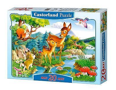 Puzzle Maxi Konturowe: Little Deers 20