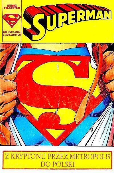 Superman - 1 - (1/1990) Spoza zielonego brzasku - Prolog / Tajemnica / Ujawnienie / Super-Heros - Epilog