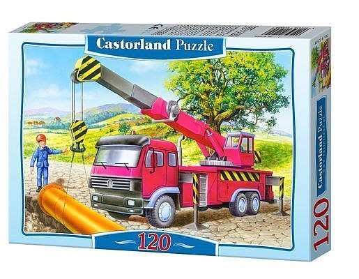 Dźwig - puzzle - 120 elementów - wiek 5+