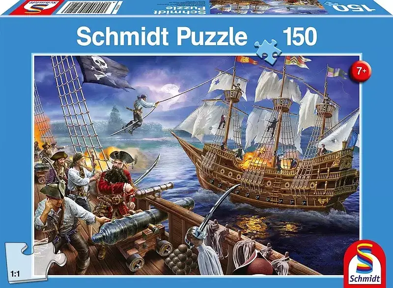 Puzzle 150 pirackie potyczki 106959