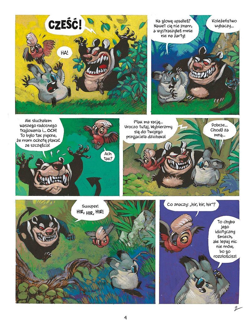 Dziobak Toto - 03 - Dziobak Toto i drapieżniki