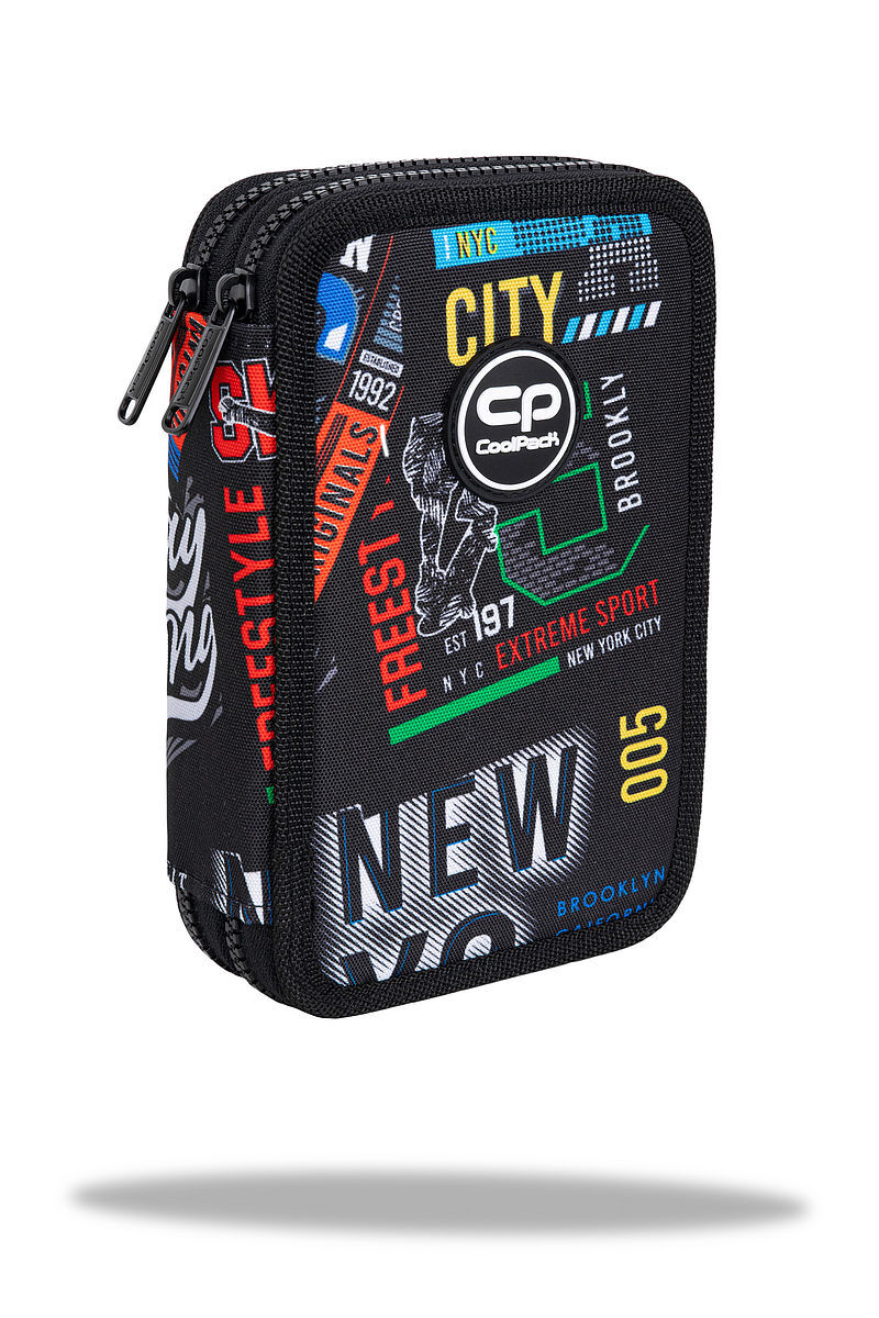 Piórnik 2-komorowy z wyposażeniem coolpack jumper 2 big city