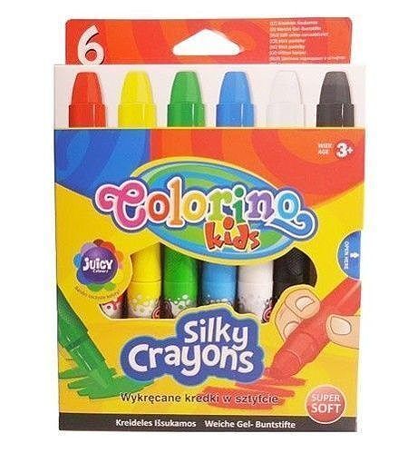 Kredki żelowe wykręcane Colorino 6 kolorów