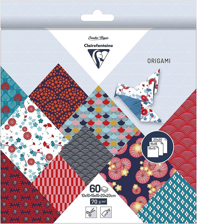 Papier origami hanayo 3 formaty 60 arkuszy