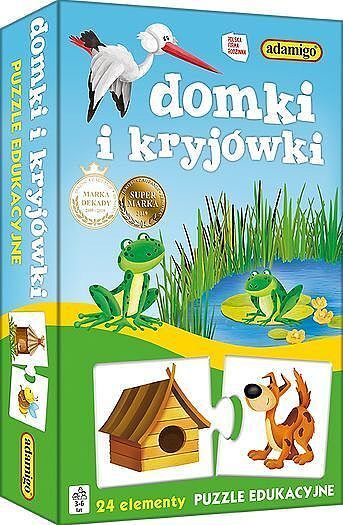 Domki i kryjówki Puzzle edukacyjne