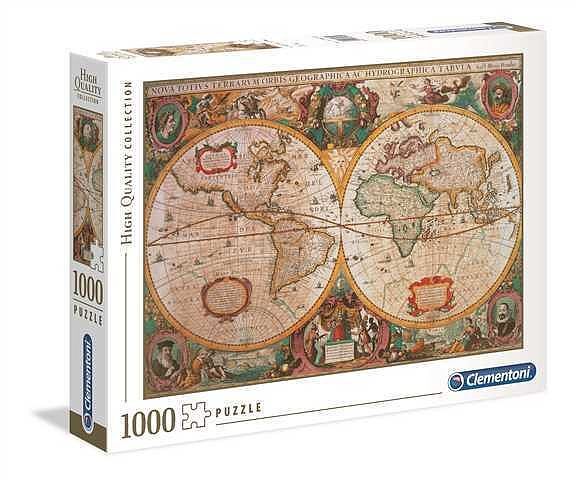 Puzzle 1000 hq starożytna mapa 31229