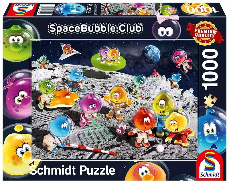 Puzzle 1000 pq spacebubble na księżycu 111738