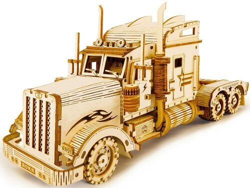 Robotime Drewniane Puzzle 3D Ciężarówka
