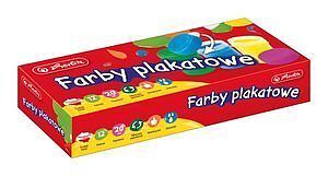 Farby plakatowe 12 kolorów, 20 ml
