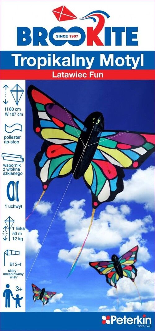 Brookite Latawiec Fun Tropikalny motyl
