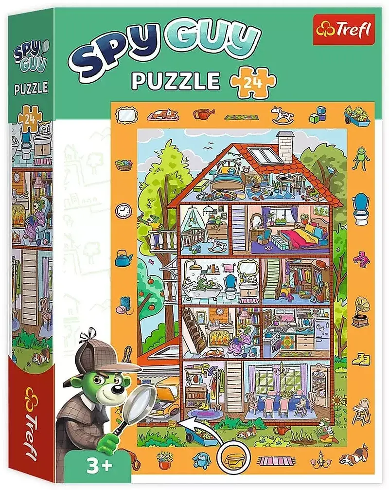 Puzzle obserwacyjne Spy Guy W domu 24