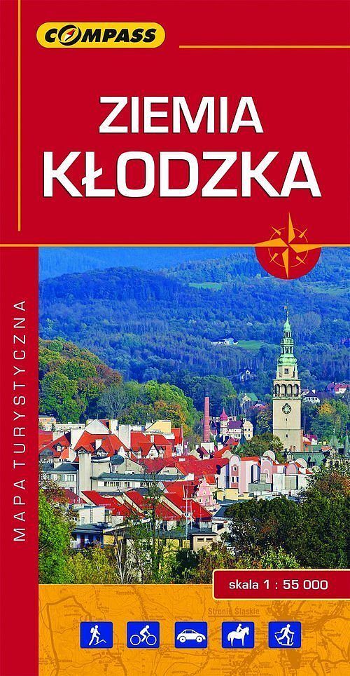 Ziemia Kłodzka. Laminowana mapa turystyczna w skali 1:55 000