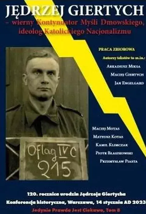 Jędrzej giertych, wierny kontynuator myśli dmowskiego ideologa katolickiego nacjonalizmu