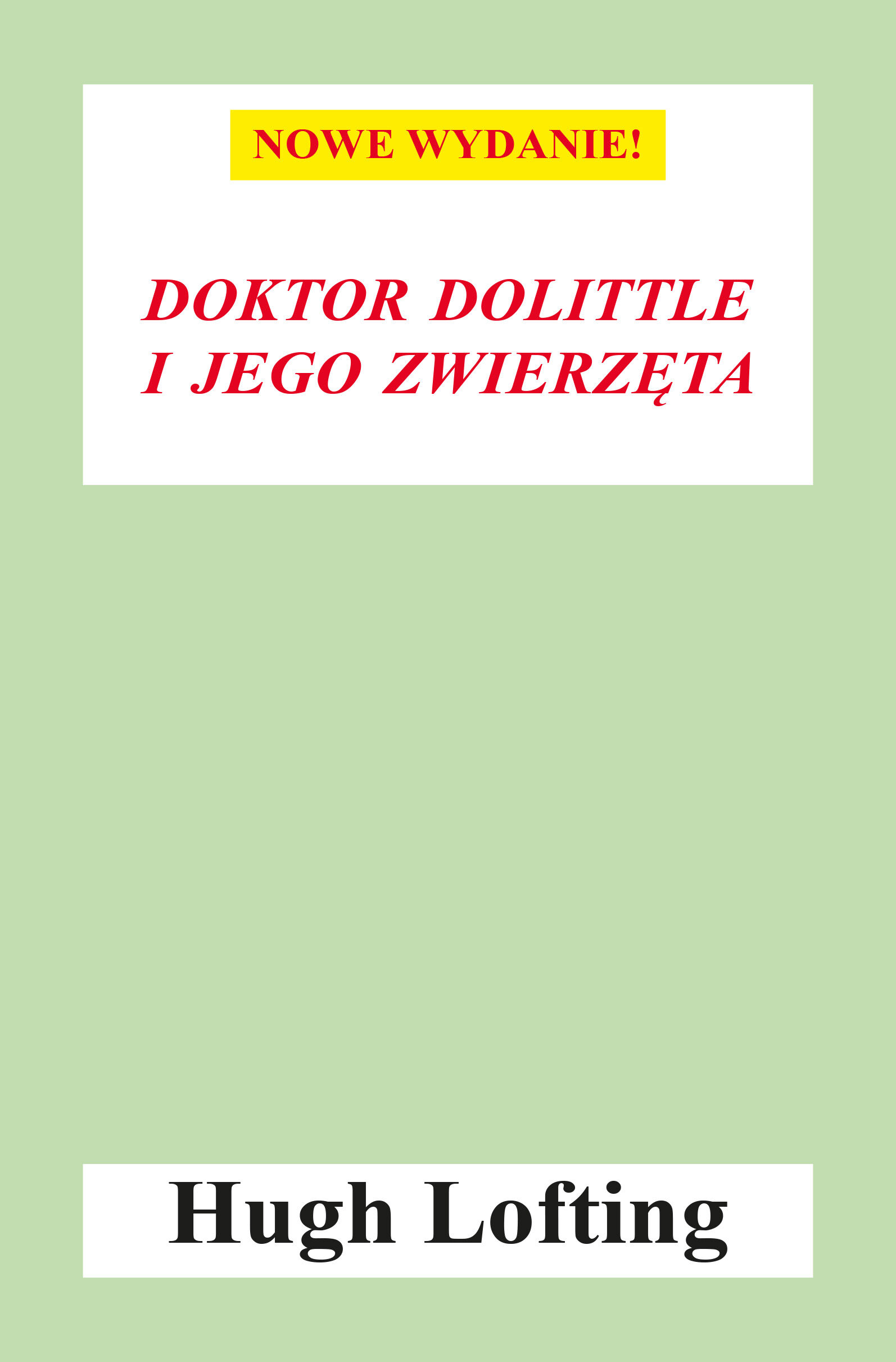 Doktor Dolittle i jego zwierzęta (nowe wyd.) (e-book)
