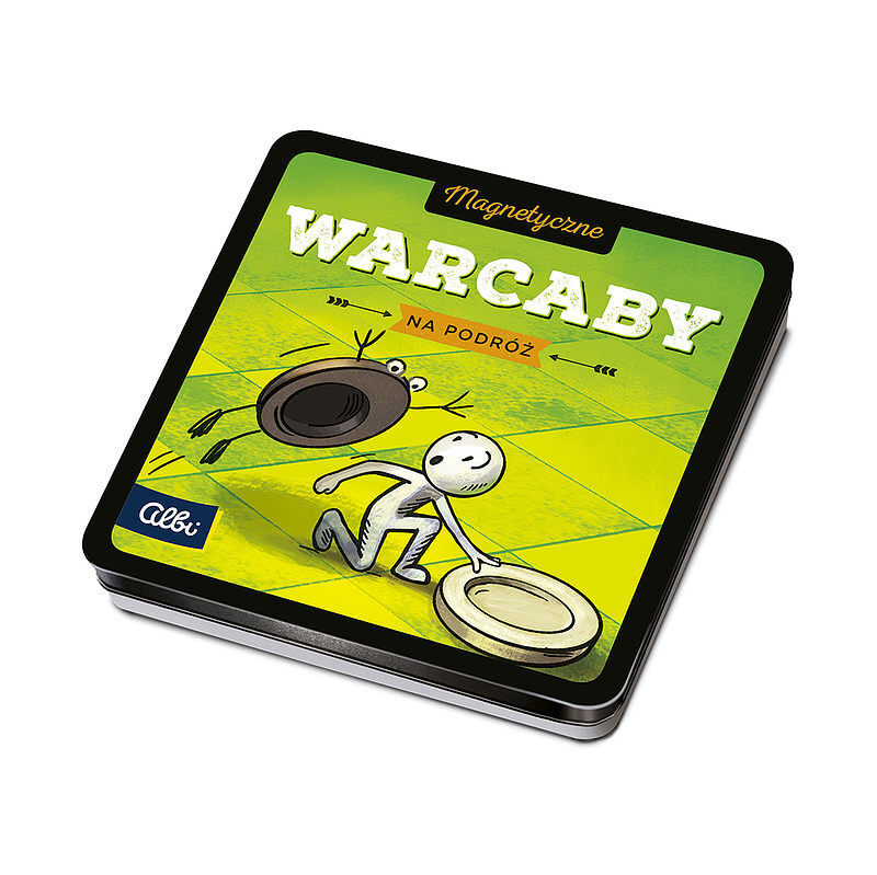 Magnetyczna gra na podróż Warcaby