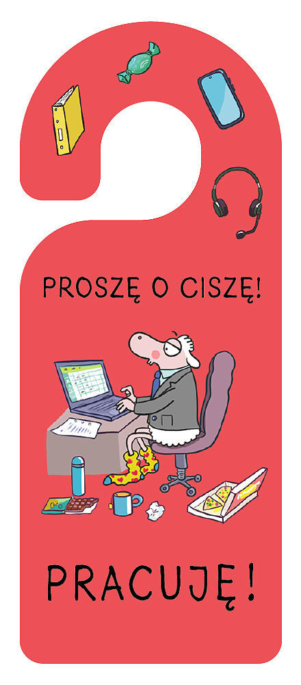 Zawieszka na klamkę praca