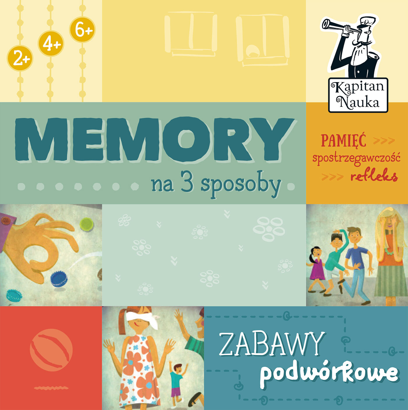 Memory na 3 sposoby Zabawy podwórkowe