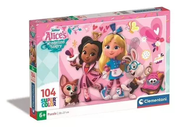 Puzzle 104 super kolor alice’s wonderland bakery 25751