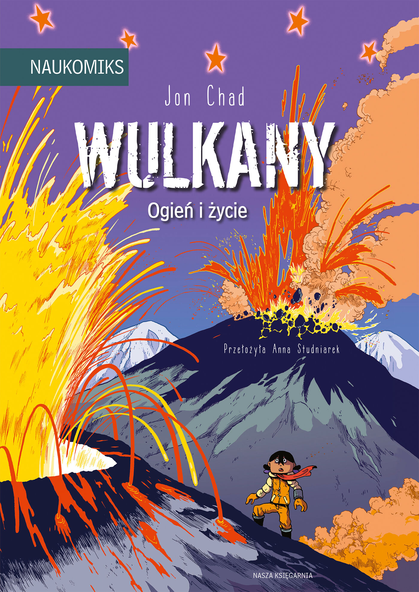 Naukomiks - Wulkany - ogień i życie