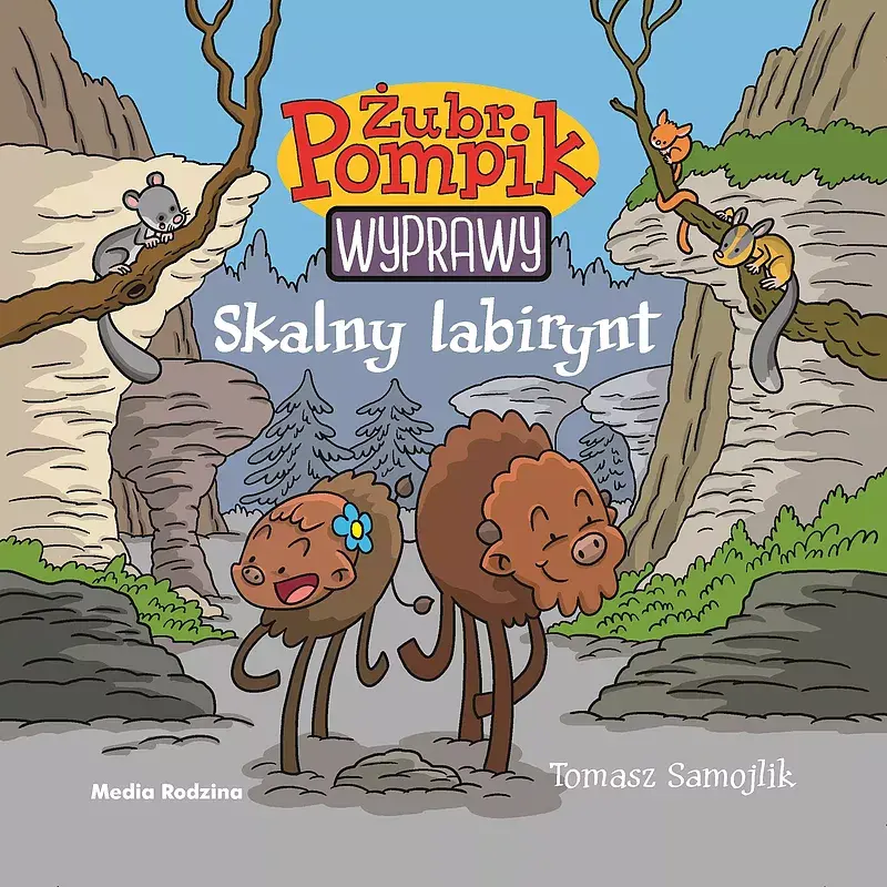 Żubr Pompik. Wyprawy. Tom 12. Skalny labirynt
