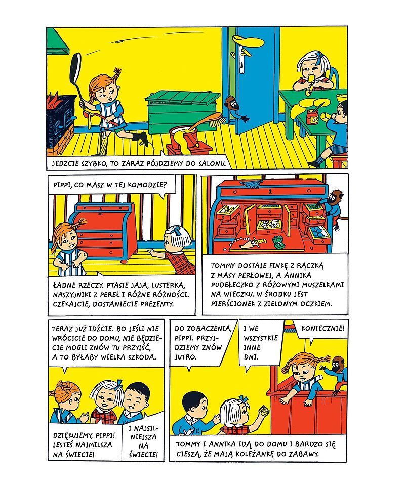 Pippi - 1 - Pippi się wprowadza i inne komiksy