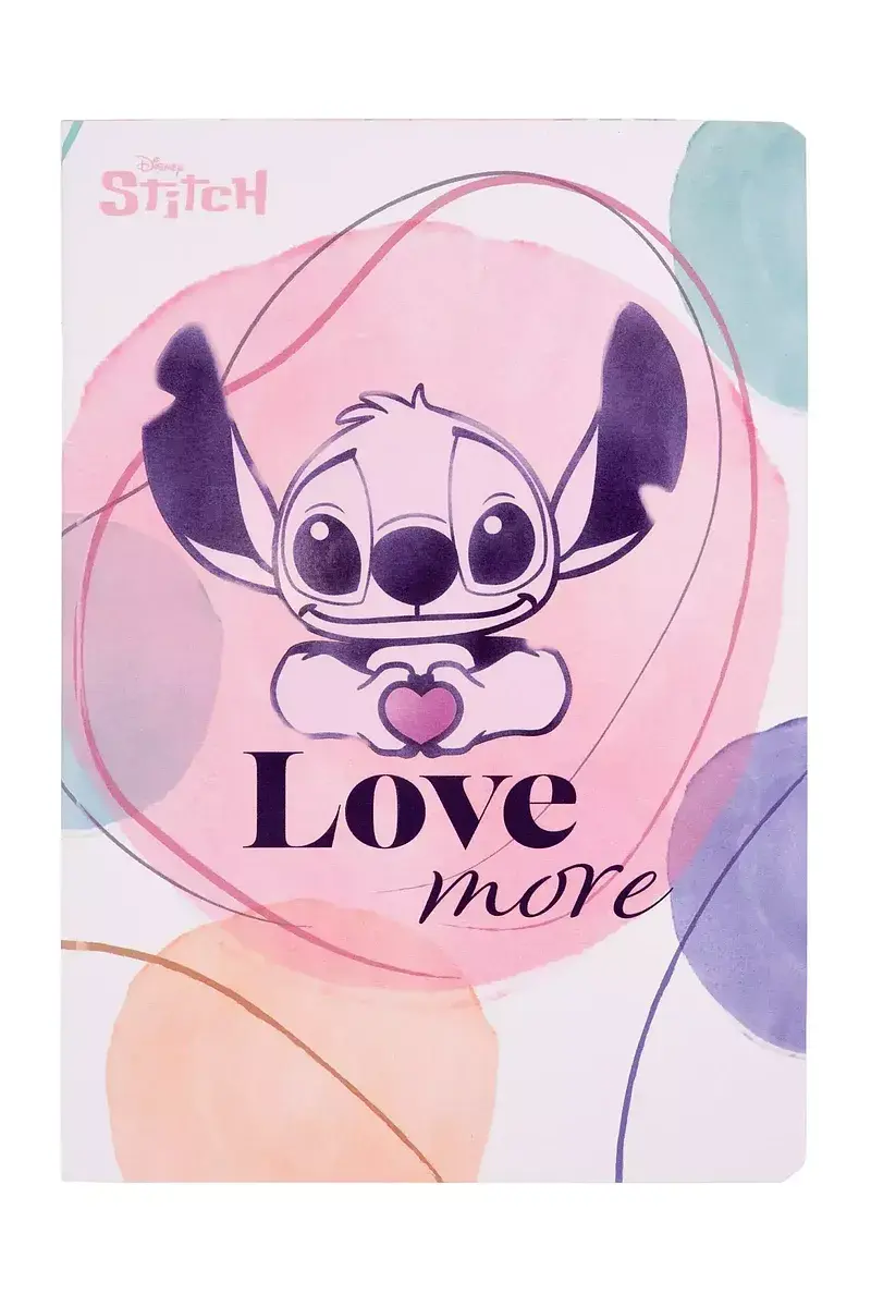Paczka zeszyt a5 60 k. Kratka disney fashion wzór 2 stitch 6 szt