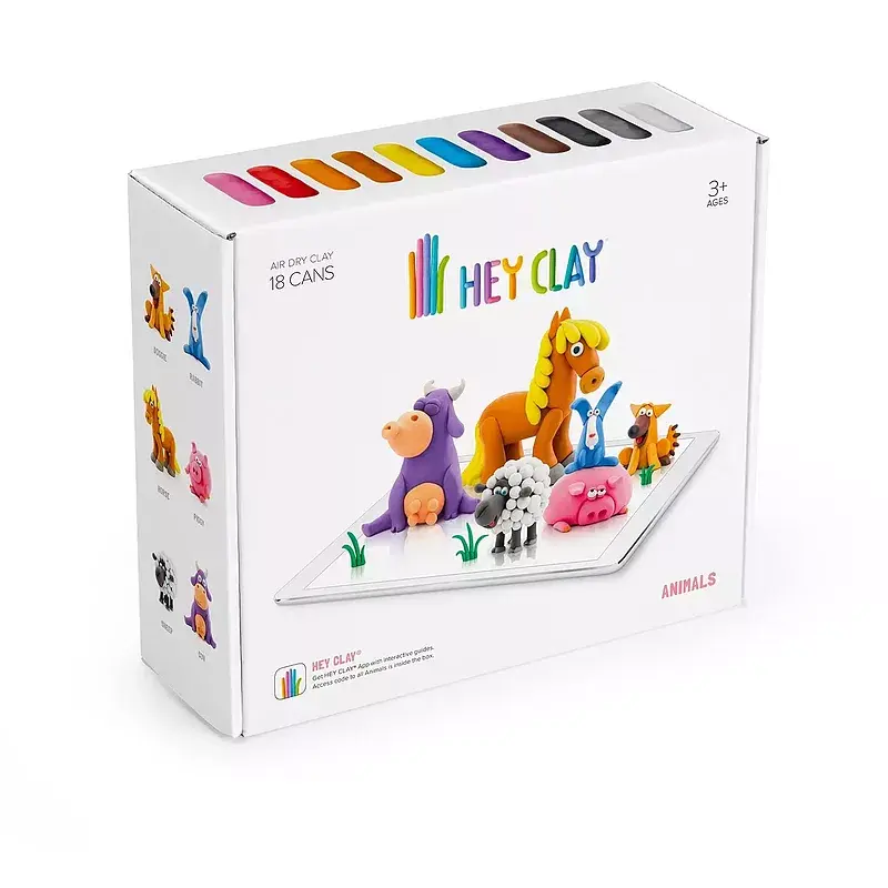 Masa plastyczna hey clay  zwierzęta hclse002cee