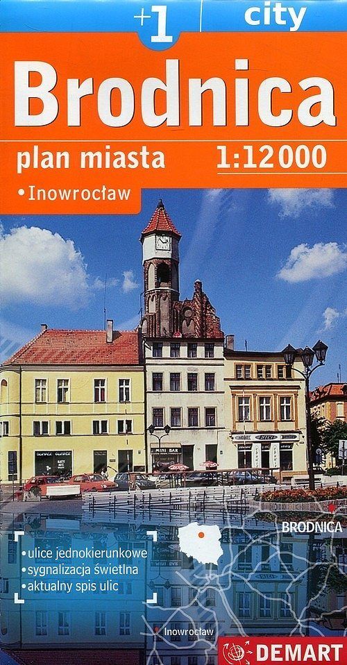 Brodnica +1 plan miasta w skali 1:12 000 / Inowrocław +1 plan miasta w skali 1:14 000