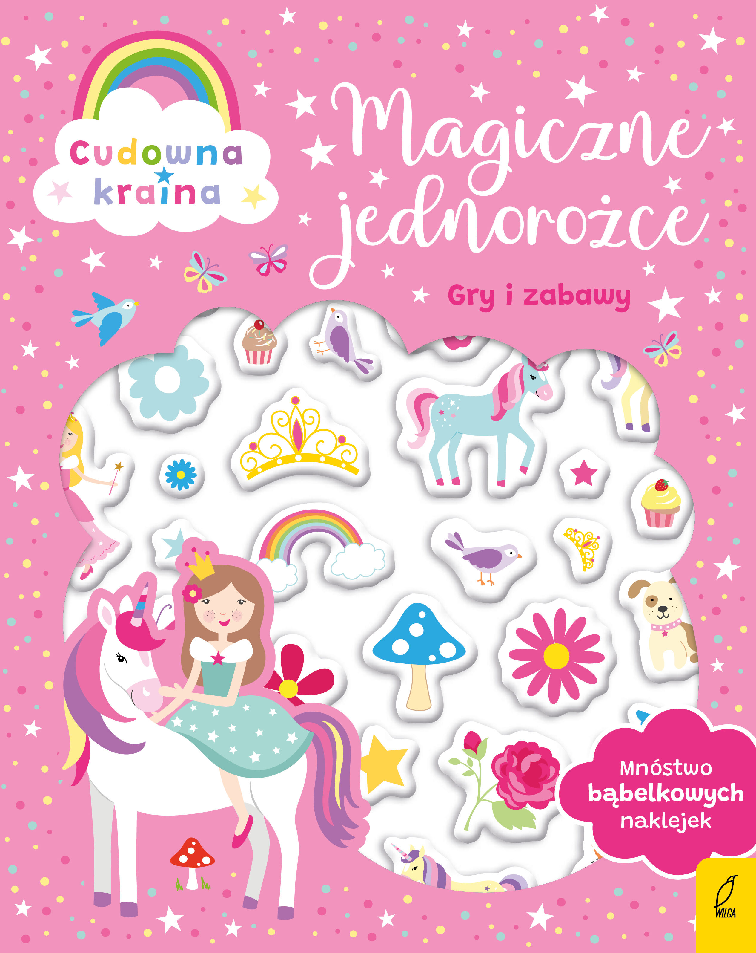 Wypukłe naklejki. Magiczne jednorożce